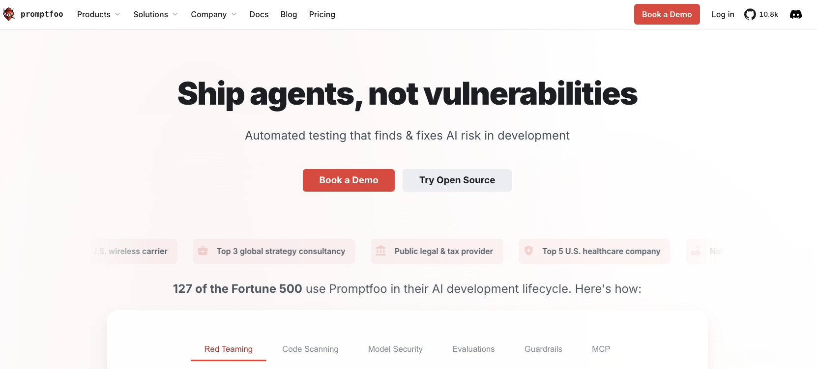 Promptfoo prompt playground