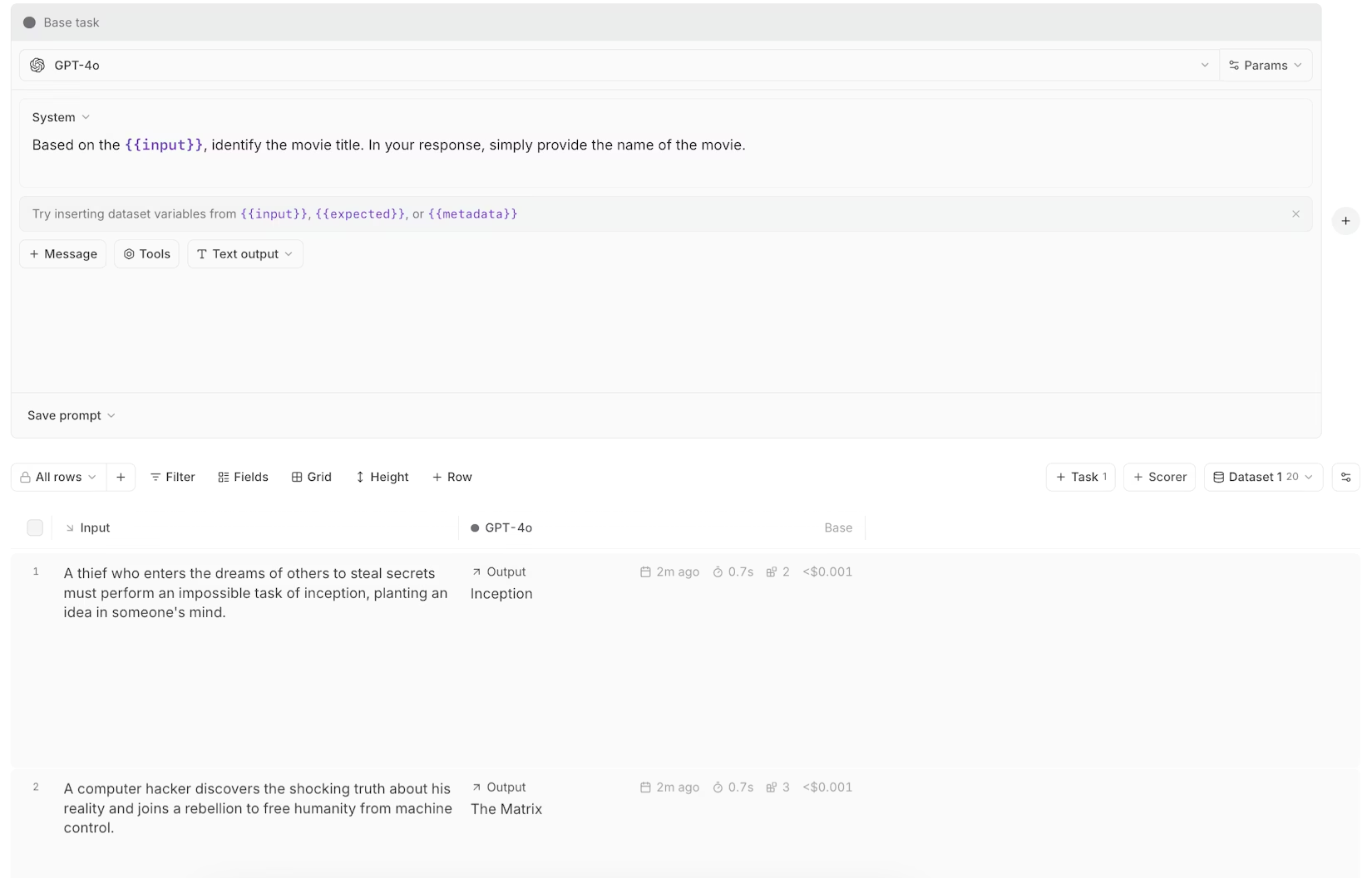 Braintrust Playground